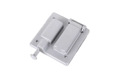 TAPA DE CAJA A PRUEBA DE INTEMPERIE PARA DUPLEX Y INTERRUPTOR
