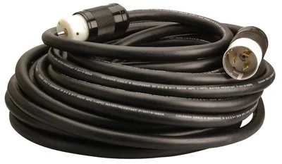 6/3-8/1 50' SEOW 50A EXTENSIÓN ELÉCTRICA ESTILO CALIFORNIA CON CONECTORES HUBBELL