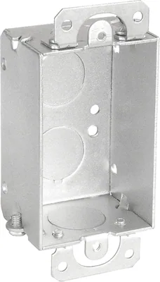 Caja de Interruptor 3" X 2", 1-1/2" Profundidad - Acoplable, Con Perforaciones para Tubo Conduit