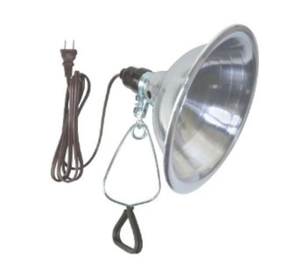 LÁMPARA DE TRABAJO CON CORDÓN DE 6' Y REFLECTOR DE 8.5"