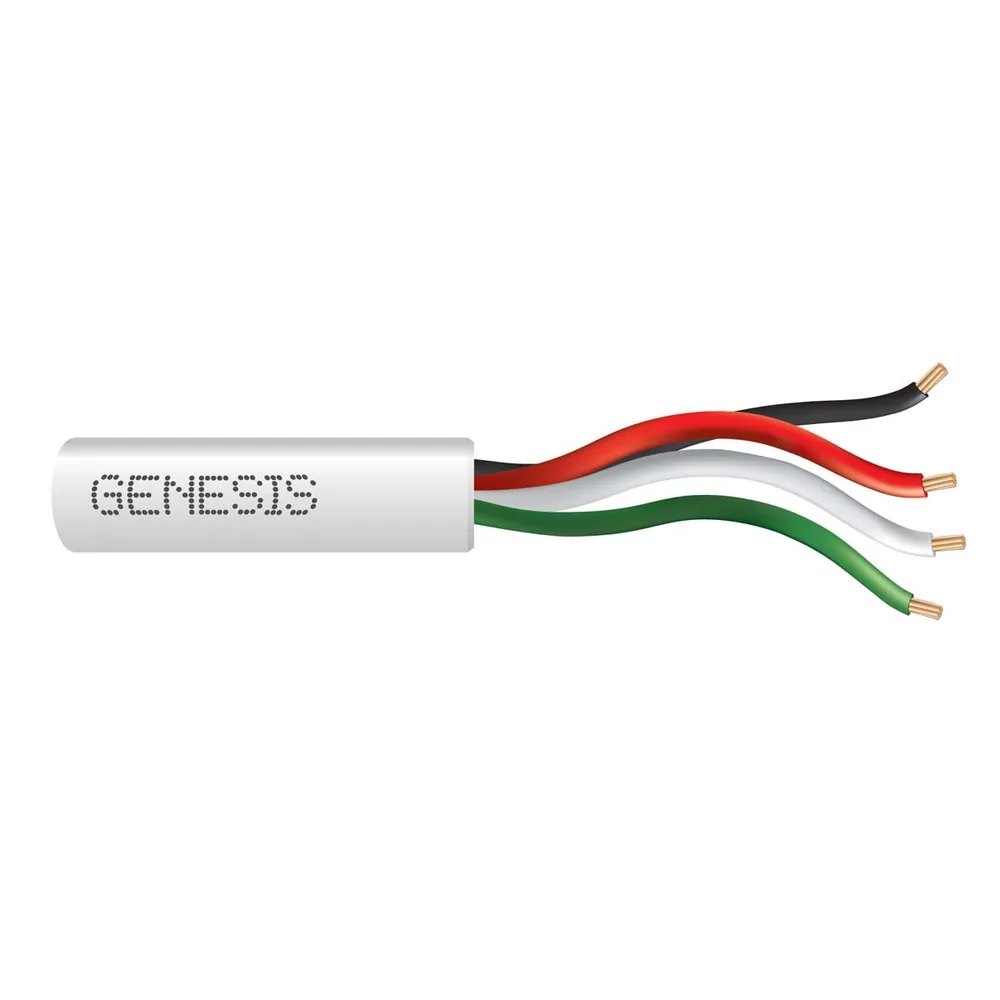22-7 4 CONDUCTORES CU CL2R/FPLR/CMR BLANCO GEN 500 FT