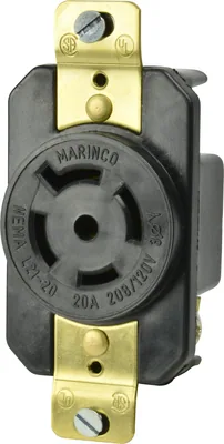 RECEPTÁCULO HEMBRA TWIST-LOCK L21-20 20A 120/208V 4P5W