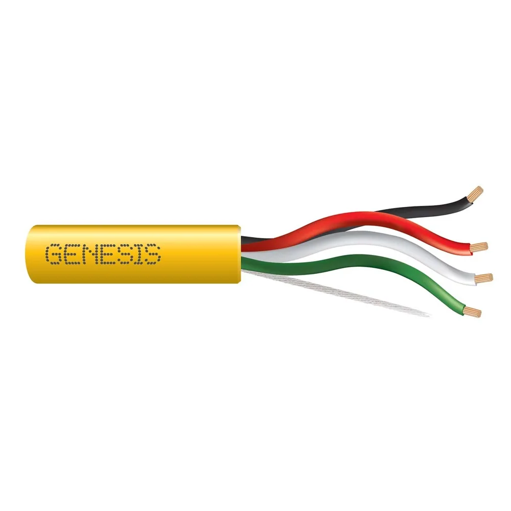 16-26 4/C CU HTS CMR YELLOW GEN 500 FT