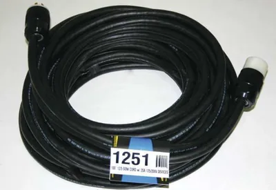 100 FT 12 AWG 5 CONDUCTORES SOOW L21-20 EXTENSIÓN TWIST-LOCK 120/208V 20A 4P5W