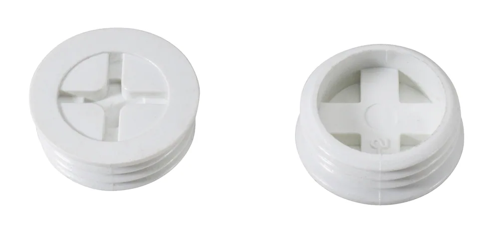 1/2" PLASTIC CLOSURE PLUG WP WHT