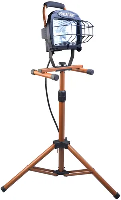 LÁMPARA DE TRABAJO TELESCÓPICA 500W -BASE TRINEO