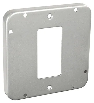 Tapa Industrial Cuadrada de 4-11/16", 1/2" Elevada - GFCI