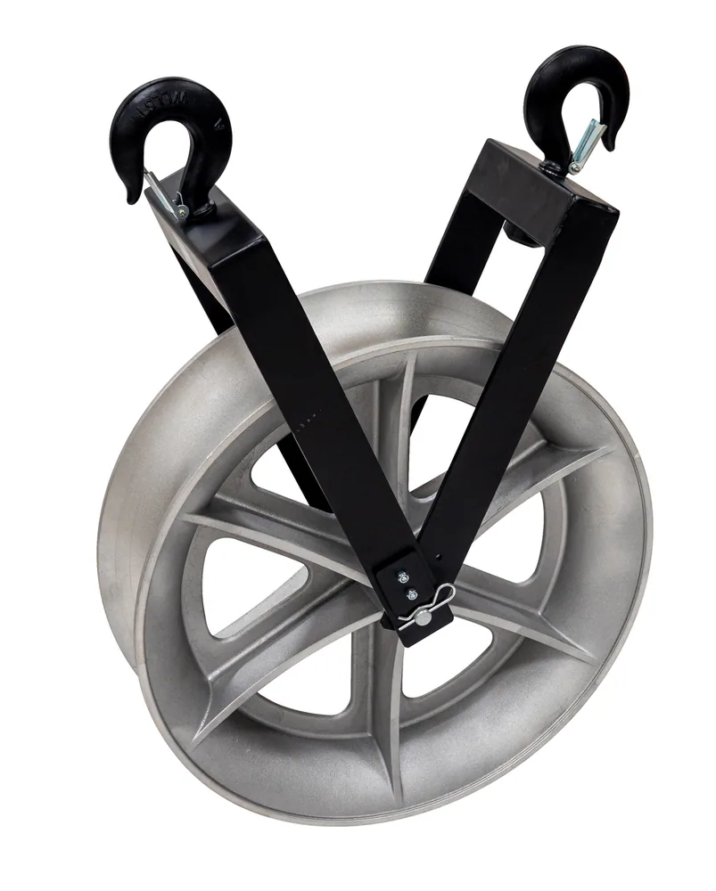 HOOK SHEAVE 24'' TWIN YOKE ALUMINUM SHS24-4