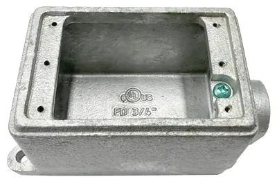 CAJA FD 1" PROFUNDA CONEXIÓN ÚNICA HDG