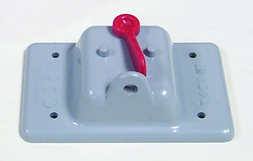 WEATHERPROOF BOX COVER-SINGLE TOGGLE