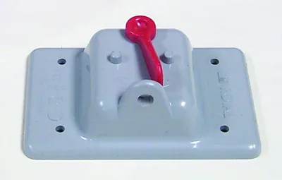 TAPA CAJA A PRUEBA DE INTEMPERIE - INTERRUPTOR SENCILLO