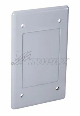 TAPA BLANK PARA CAJA RESISTENTE A LA INTEMPERIE