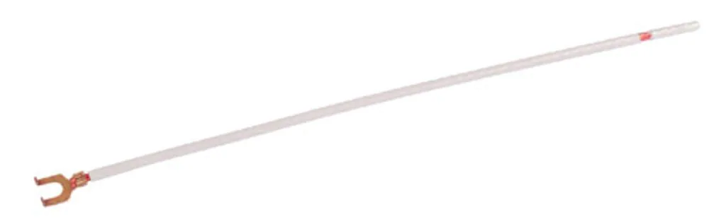 COLETA, CABLE CABLEADO, TERMINAL PALA/PELADO, BLANCO, #12AWG, 8", 100 PAQUETES