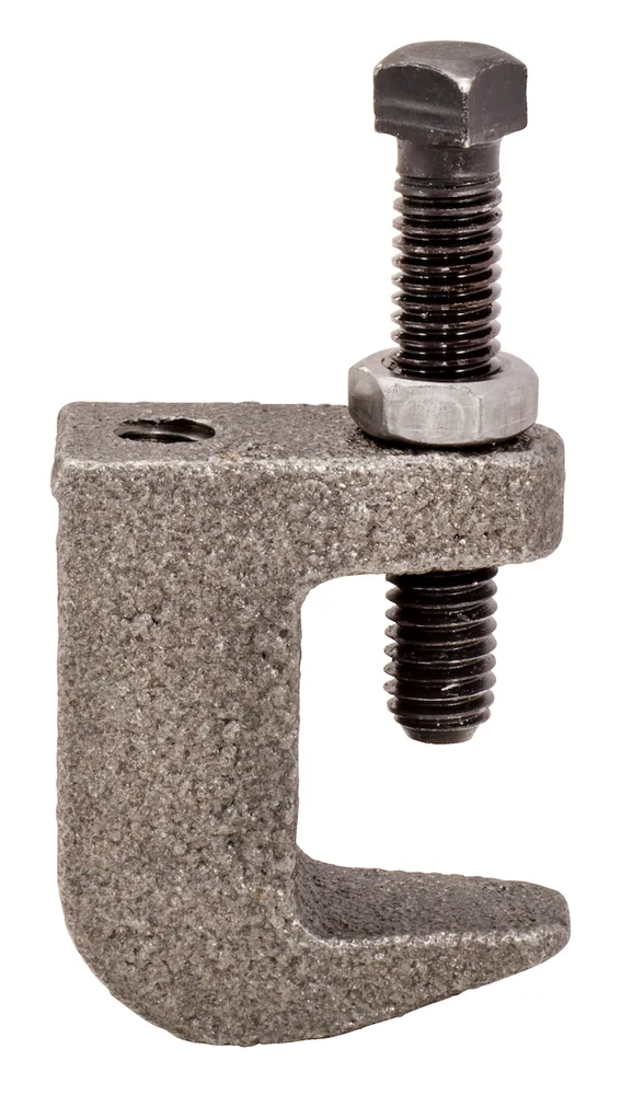 ABRAZADERA VIGA HIERRO LISO 3/8" VARILLA BRIDA 3/4"- PAQUETE 100