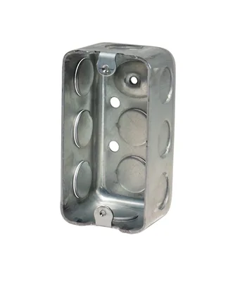 Caja Práctica, 1-7/8" de Profundidad - Embutida, Con KO para Tubo Conduit