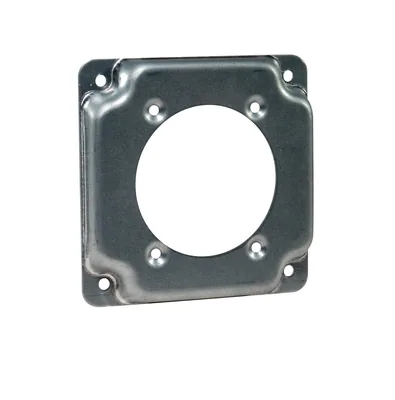 4" Square Industrial Surface Cover, 1/2" Raised - 2.441" Dia.