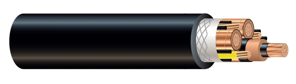 3/C CU 133% 15KV EPR/CPE RHINOPOWER™ Tipo MP-GC. Aprobado por MSHA