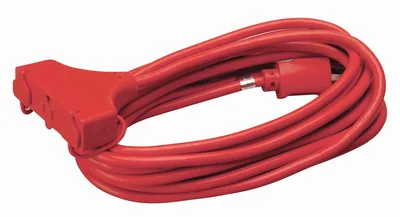 SOUTHWIRE, EXTENSIÓN ELÉCTRICA EXTERIOR SJTW 14/3 25' ROJA TRITAP