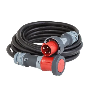 100 FT 8/4 TYPE W IEC60309 EXTENSIÓN 480V 60A 3P4W PIN & SLEEVERED 460X7W