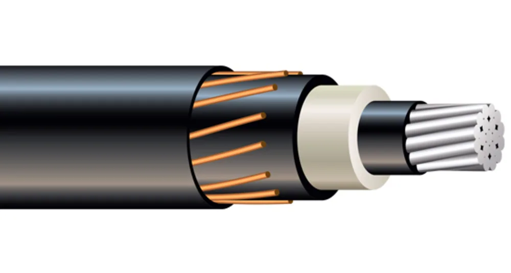 Aluminio 15KV XLP MV con Chaqueta LLDPE