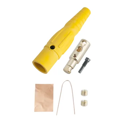 DISPOSITIVO CAM-TECH, CONECTOR MACHO AMARILLO 2/0-4/0
