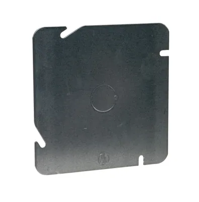 Tapa Cuadrada Ciega 4-11/16" - Con Salida Knockout 1/2"