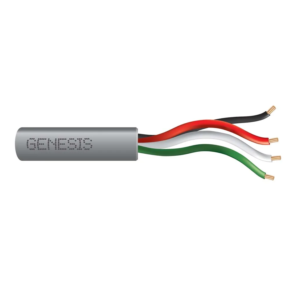 22-7 4 CONDUCTORES CU CL2R/FPLR/CMR GRIS GEN 500 FT