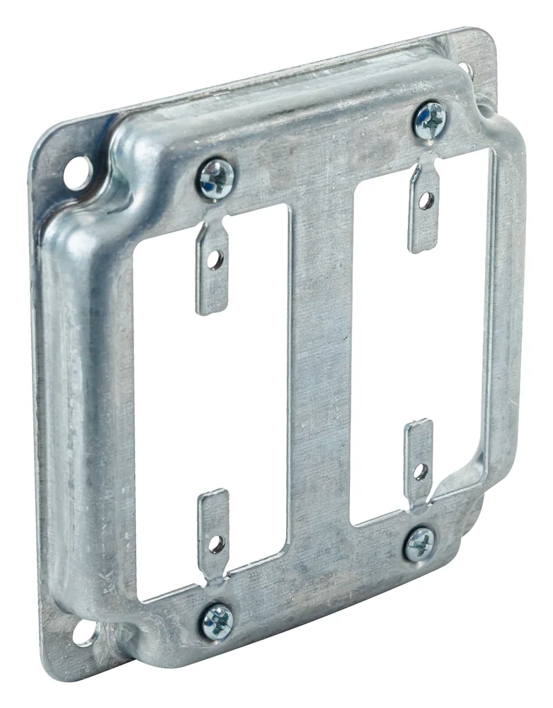 Tapa de Superficie Industrial de 4", Elevada 1/2" - (2) GFCI