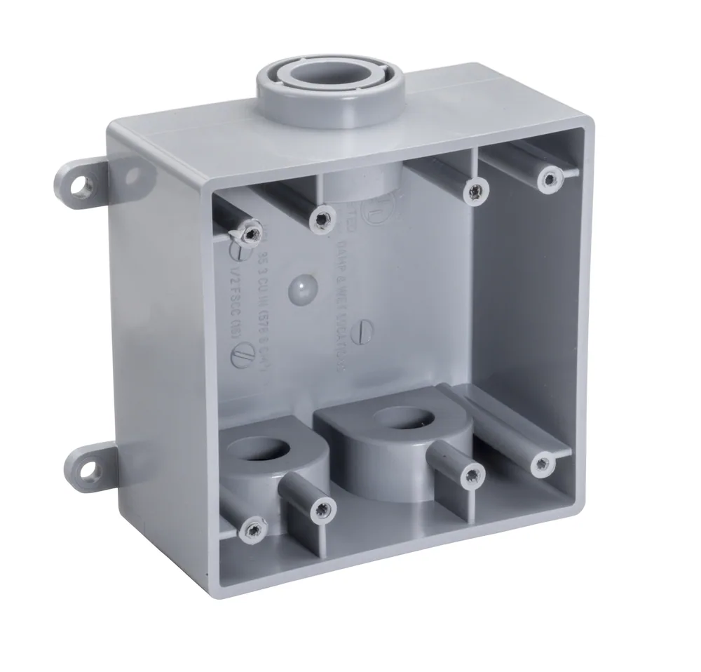 CAJA A PRUEBA DE INTEMPERIE 1" DOS PUERTOS TIPO FSCC