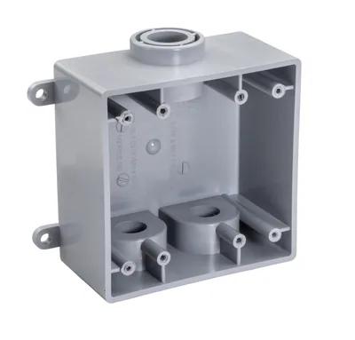 CAJA A PRUEBA DE INTEMPERIE 1" DOS PUERTOS TIPO FSCC