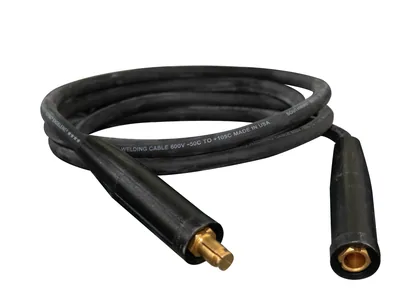 Cable de soldadura 1/0, Conectores LC40 M&F, 100'