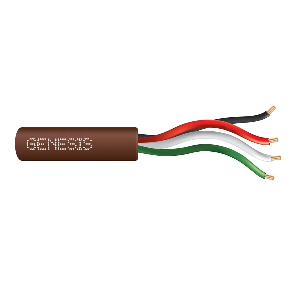 22-7 4/C CU CL2R/FPLR/CMR BROWN GEN 500 FT