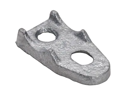 ABRAZADERA EMT/TUBO RÍGIDO 1/2" CON SOPORTE -GALVANIZADO