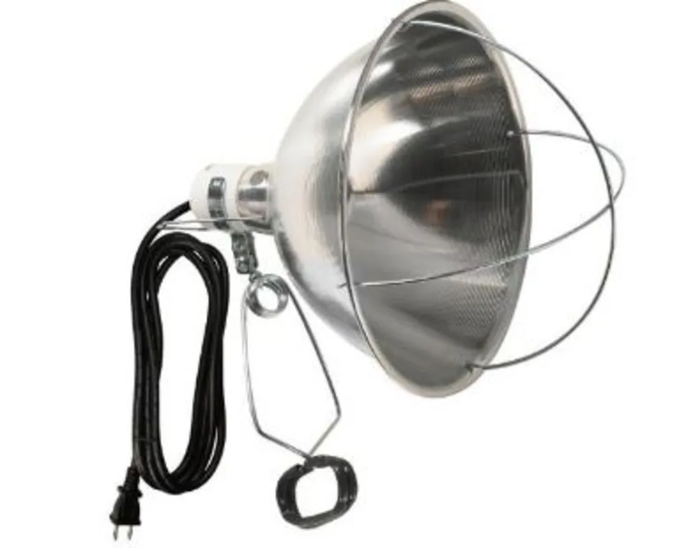 CALENTADOR DE 300W CON CABLE DE 8' CON ABRAZADERA Y GANCHO DE SERVICIO PESADO