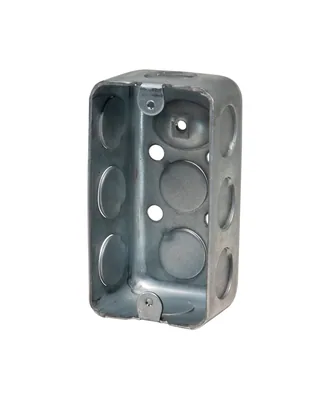Caja Práctica, 1-1/2" de Profundidad - Embutida, Con KO para Tubo Conduit