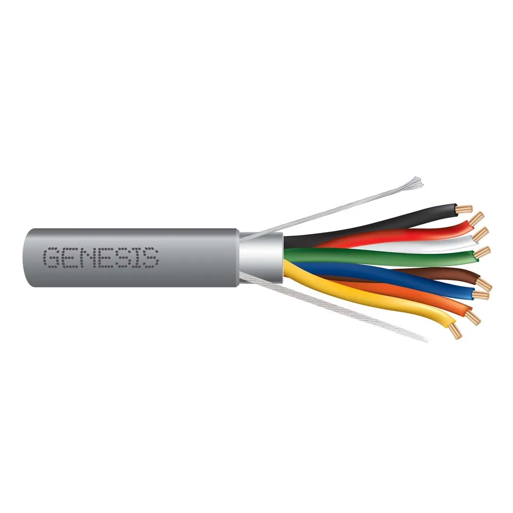 18 AWG-19 HILOS 8 CONDUCTORES CU CL2R/FPLR/CMR OAS GRIS GEN 1000 FT