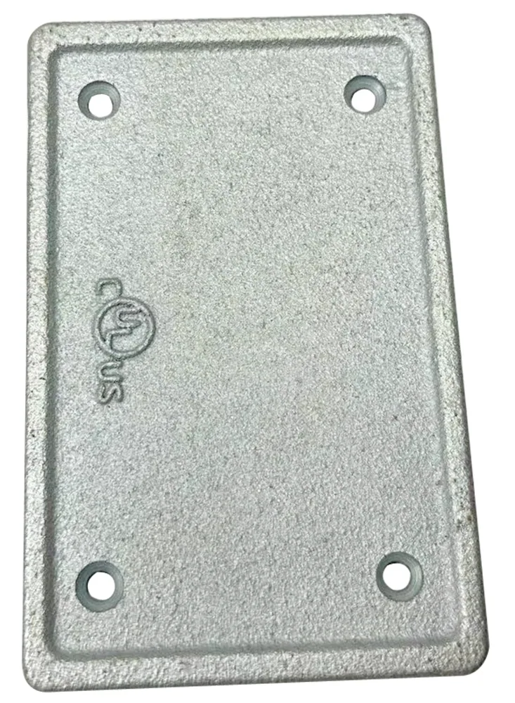 TAPA BLANK PARA CAJA FDC GALVANIZADO POR INMERSIÓN