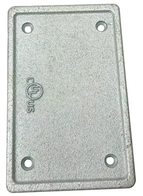 TAPA BLANK PARA CAJA FDC GALVANIZADO POR INMERSIÓN