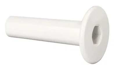 BACKBOARD WIRE DISTRIBUTION SPOOL WHITE W/ MOUNTING HOLE ONLY, 100 PACK