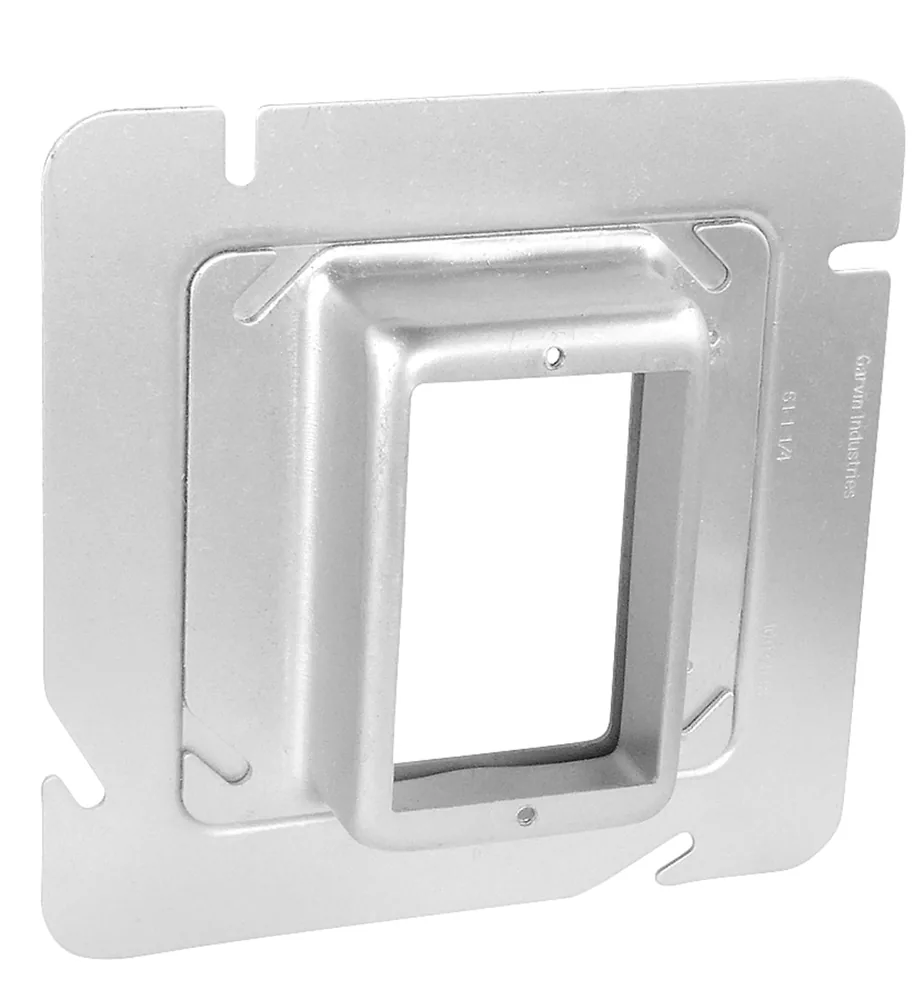 5" SQ DEVICE RING 1 GANG 2" RAISED