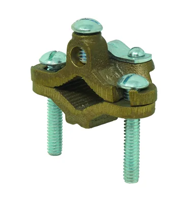 ABRAZADERA DE TIERRA, CABLE ARMADO, BRONCE, 1/2"-1", #8-#4AWG, 1EA