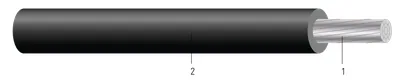 AL 600V Aislamiento XLPE RHH/RHW-2/USE-2. Clasificado para charola (CT) - Resistente a la luz solar - Para enterrado directo - Libre de silicona