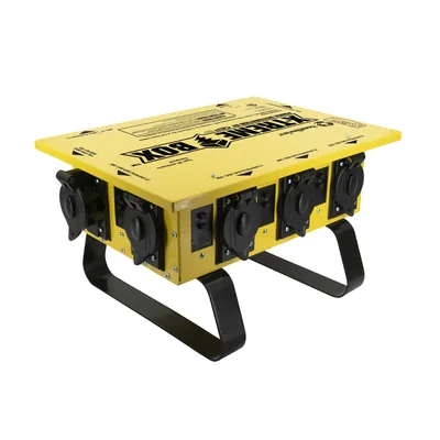 CAJA DE ENERGÍA TEMPORAL X-TREME 50A 125/250V 6-5-20 TIERRA-U/CUCHILLAS RECTAS BASE TRINEO