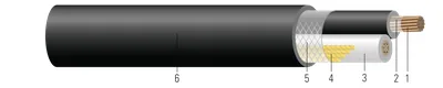 Cable de Grado Industrial 2/C CU 2000V EPDM/CPE Tipo W 90 °C. Aprobado por MSHA