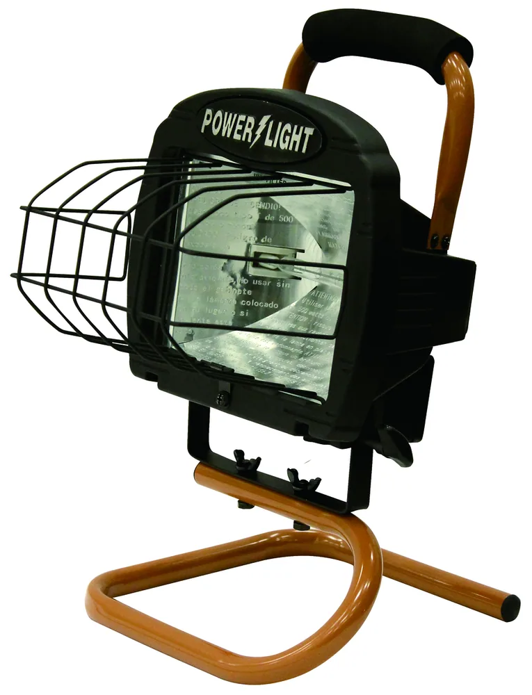 LÁMPARA DE TRABAJO L-33 500W CABEZA ÚNICA HALÓGENA CON INTERRUPTOR