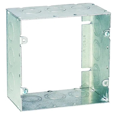 5" Square Extension Ring, 2-7/8" Deep - Welded, W/Conduit KO's