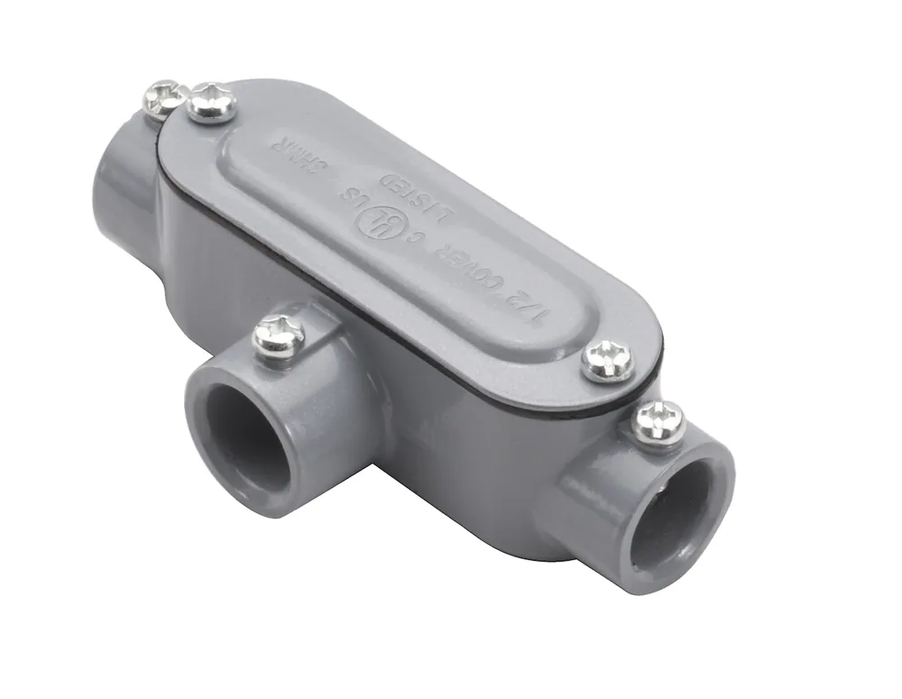 1 1/4" EMT T W/COVER & GASKET