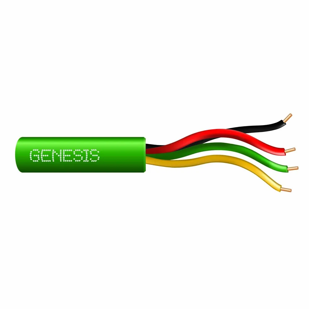 22 SÓLIDO 4 CONDUCTORES CU CL2R/FPLR/CMR VERDE GEN 1000 FT