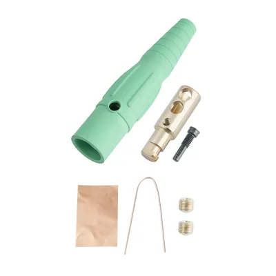 DISPOSITIVO CAM-TECH, CONECTOR MACHO 2/0-4/0 VERDE