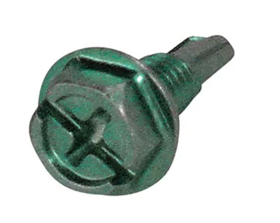 TORNILLO DE TIERRA, CABEZA COMBINADA AUTO PERFORANTE/AUTO ROSCANTE, #10-32 X 3/8", 100 PAQUETE